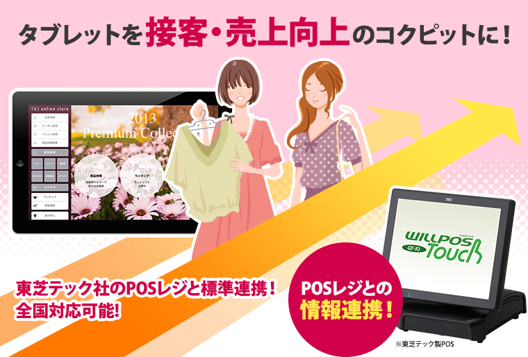 タブレットを接客・売上向上のコクピットに!